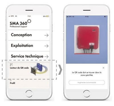 mise en service 360 app