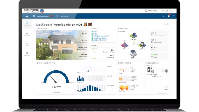 Anlagenüberwachung einfach und effizient - Sunny Portal powered by ennexOS