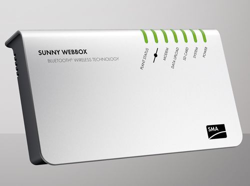 SMA Sunny WebBox Now Boasts Bluetooth® Technology | SMA America